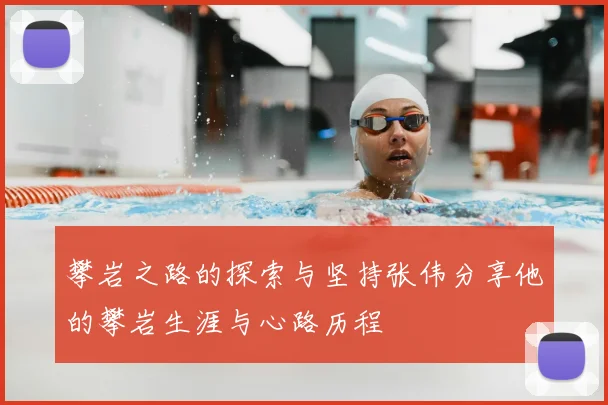 攀岩之路的探索与坚持张伟分享他的攀岩生涯与心路历程