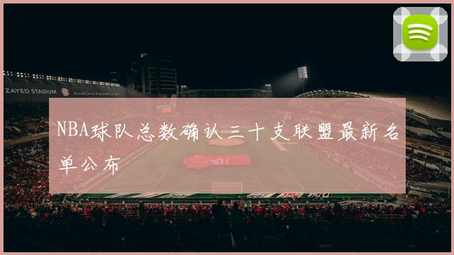 NBA球队总数确认三十支联盟最新名单公布