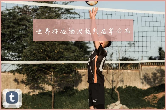 世界杯各场次裁判名单公布
