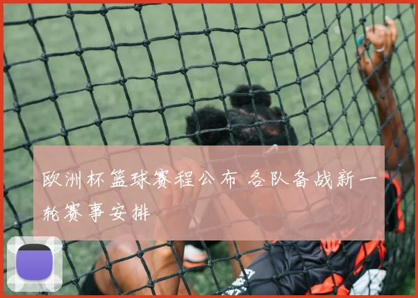 欧洲杯篮球赛程公布 各队备战新一轮赛事安排